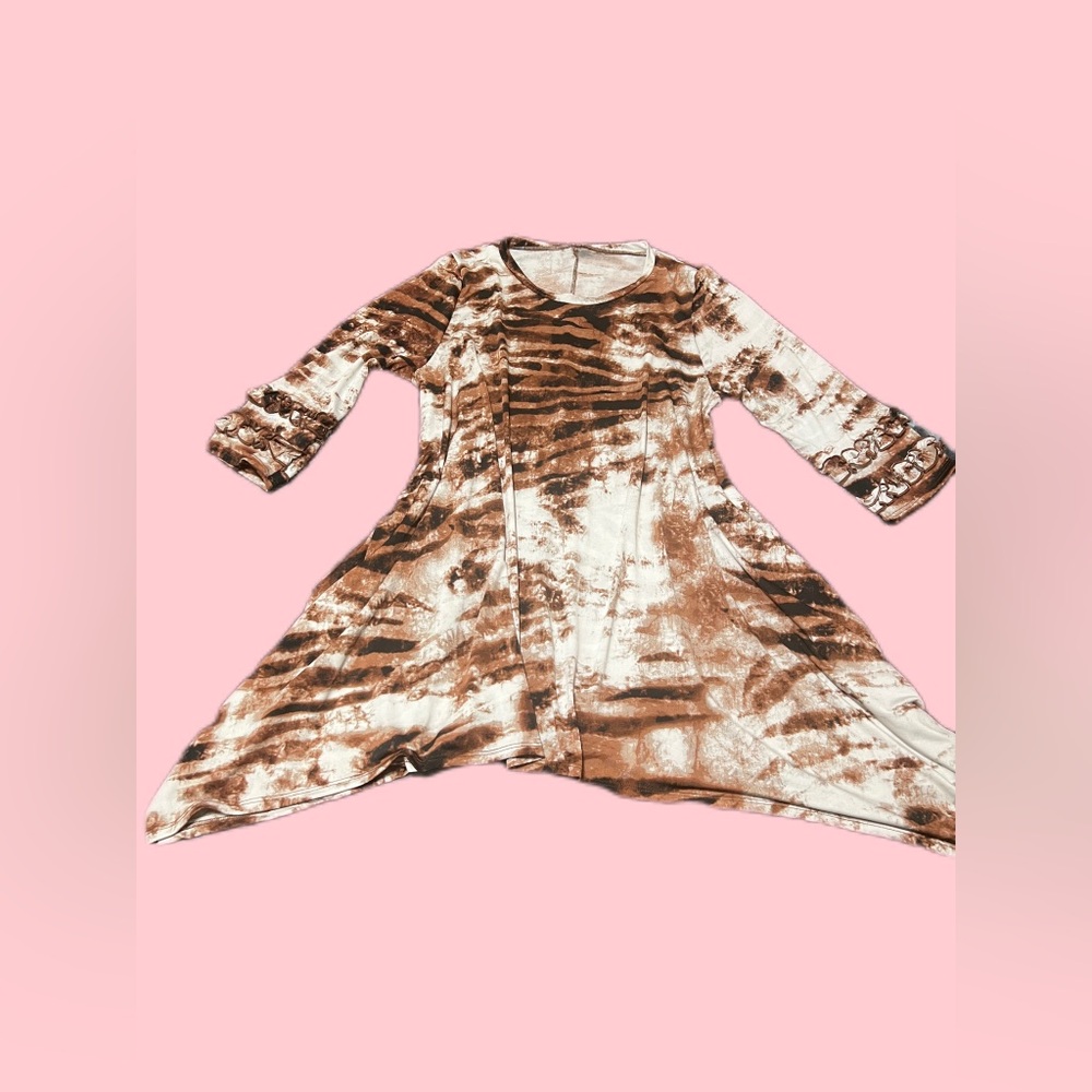 𝐙𝐚𝐝𝐢𝐞 𝐁’𝐬 𝐊𝐲𝐥𝐚 𝐑𝐮𝐟𝐟𝐥𝐞 𝐓𝐮𝐧𝐢𝐜 𝐛𝐫𝐨𝐰𝐧/𝐜𝐫𝐞𝐚𝐦